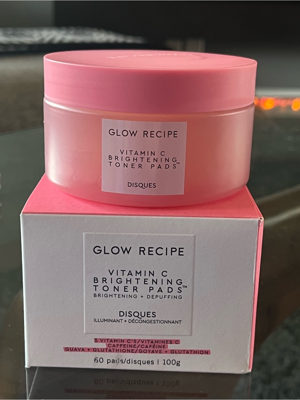 Glow Recipe Vitamin C Brightening Toner Pads - 60 Pads
